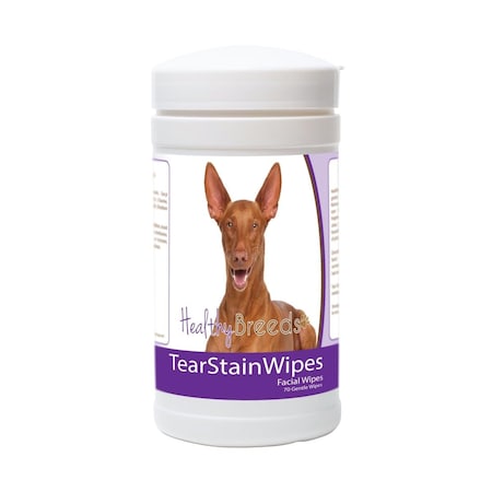 Healthy Breeds Pharaoh Hound Tear Stain Wipes - 70 Count, 70PK 840235181446